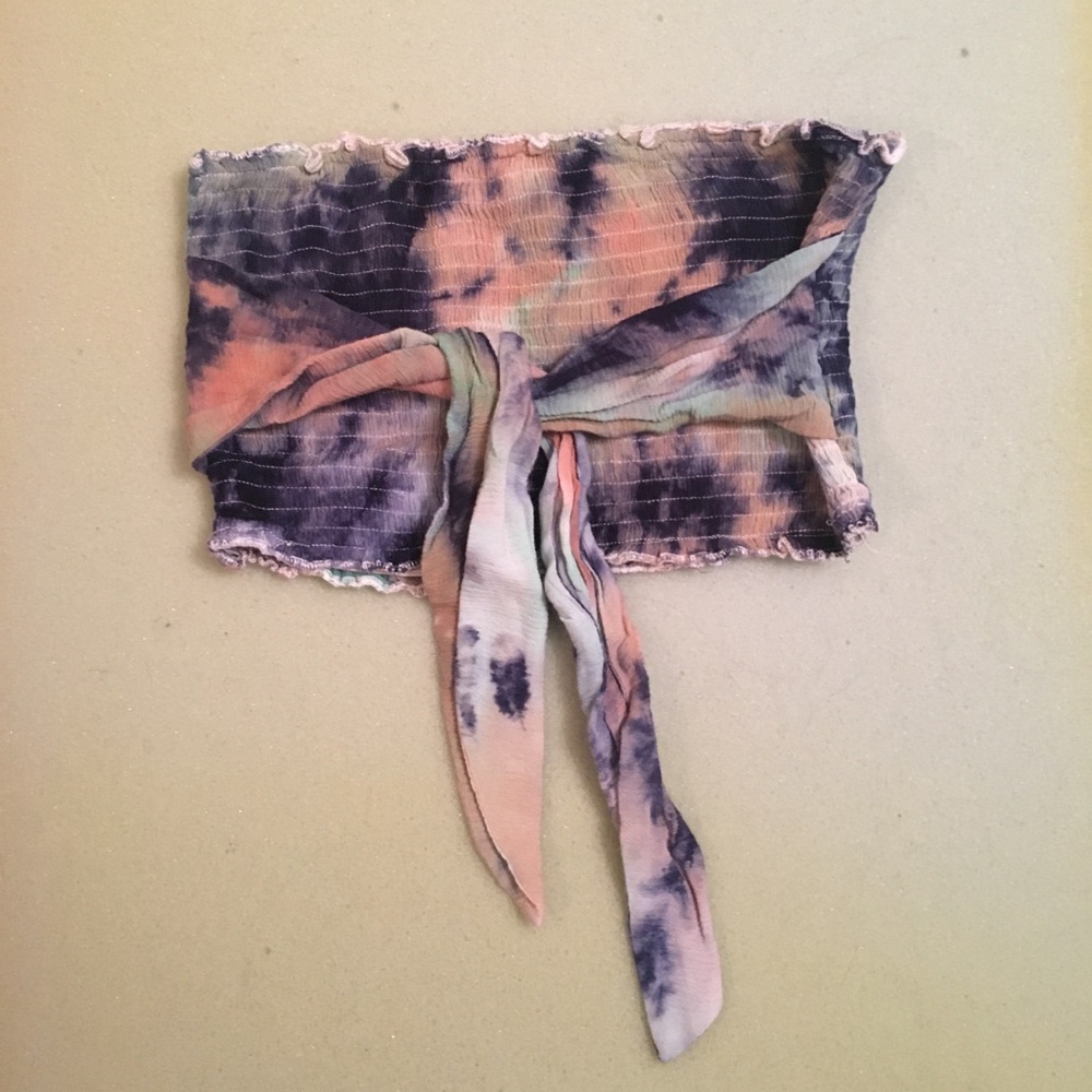 étophe studio boho tie around tube top